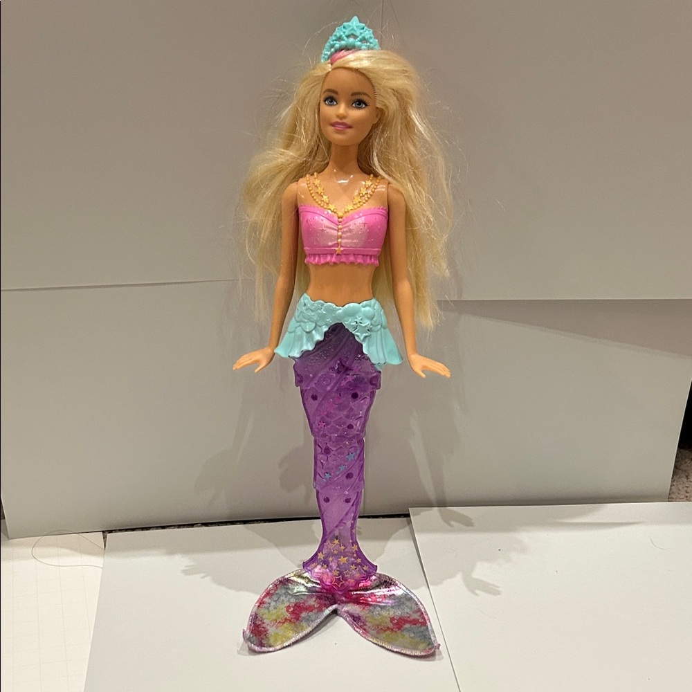 Mattel Waterproof Mermaid Doll With Glowing Tail